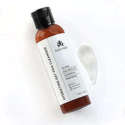 Suganda Hydrating oat PHA cleanser 120 ml - Face Wash & Cleansers