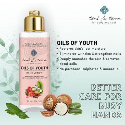 Teal & Terra Hand Lotion With Almond Oil & Shea Butter 100 ml - Hand Creams