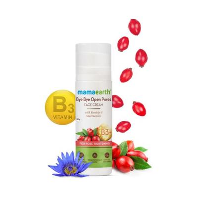 Mamaearth Bye Bye Face Cream For Pore Tightening with Rosehip & Niacinamide 30 gm - Face Moisturizers