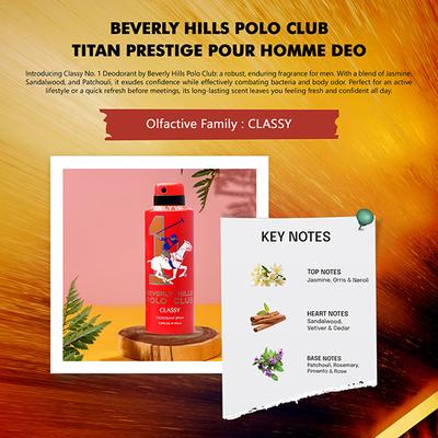 Beverly Hills Polo Club Classy Men Deo No.1 Trio Pack + Sport Series Collection Men EDT Set 589 ml 1's - Deodorants/Roll-Ons
