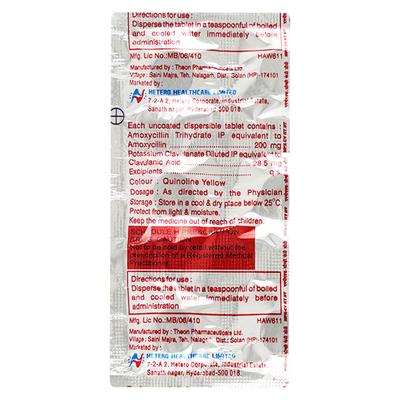 MPX CV KT DT Tablet 6'S - Bacterial Infections-Pen