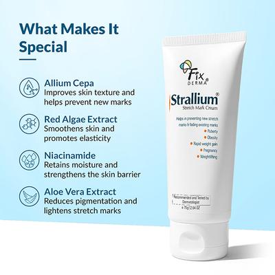 Fixderma Strallium Stretch Mark Cream 75 gm - Stretch Mark Cream