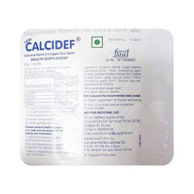 CALCIDEF NEW Tablet 10's - Supplements-Cal