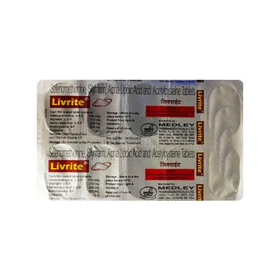 Livrite Tablet 10'S - Liver Disease