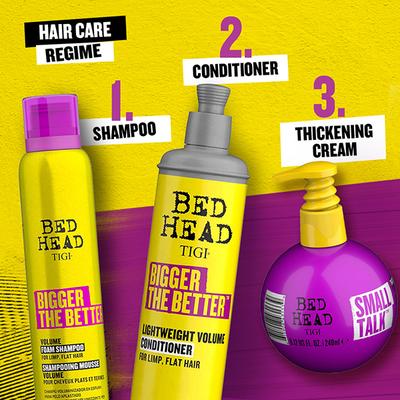 TIGI Bed Head Small Talk Hair Thickening Cream for Fine and Flat Hair 240 ml - Hair Creams