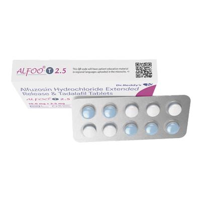 ALFOO T 2.5 Tablet 10's - Bladder And Prostate Disorders-Dru
