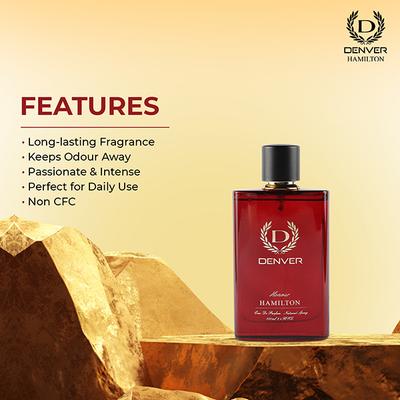 Denver Hamilton Honour Perfume, Long Lasting Fragrance Perfume Body Scent for Men 100 ml - Men Perfumes (Edt/Edp)