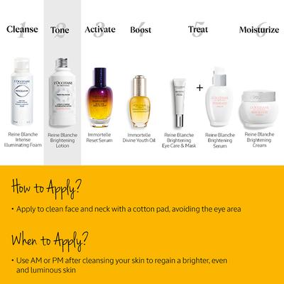 L'Occitane Reine Blanche Brightening Lotion 200 ml - Lotions & Creams