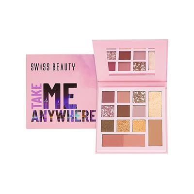 Swiss Beauty Take Me Anywhere Face Palette - Travel Time 45 gm - Blushes