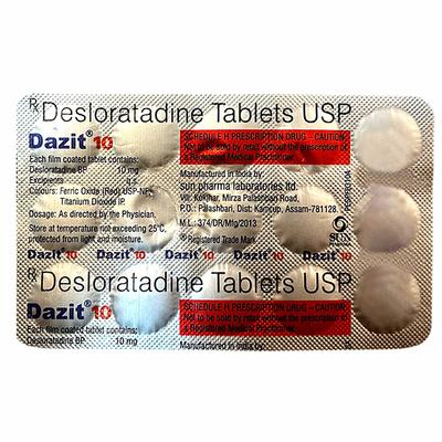 DAZIT 10 Tablet 15's - Allergies-Ant
