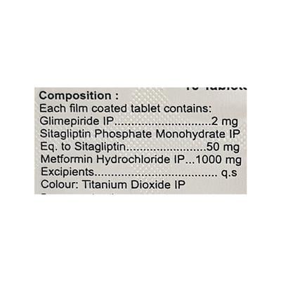 LUPISIT GM 2/1000 Tablet 10's - Diabetes-Ant
