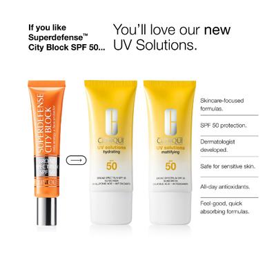 Clinique UV Solutions Mattifying Sunscreen SPF 50 40 ml - Body Sunscreen