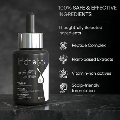 TRICHOLYS INTENSIVE GREY HAIR Serum 30ml - Hair Loss-Oda