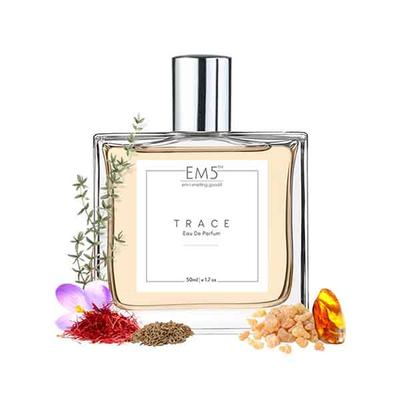 EM5 Trace Unisex Perfume - Eau de Parfum (EDP) Spray for Men & Women, Leather Animalic Warm Spicy 50 ml - Men Perfumes (Edt/Edp)