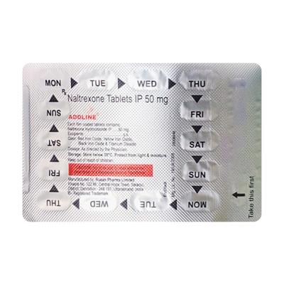 ADDLINE 50mg Tablet 15's - Alcohol Addiction