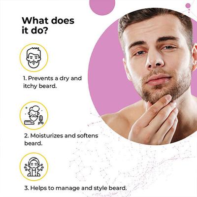 Cosmos by Bewakoof Beard Softner - Shea Butter, Cocoa & Jojoba Oil 50 ml - Beard Cream
