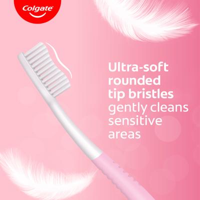 Colgate Gentle Sensitive+ Ultrasoft Toothbrush (Pack of 4) - Toothbrushes