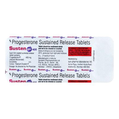 Susten SR 400mg Tablet 10'S - Hormonal Therapy-Oes