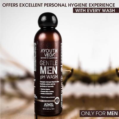 Ayouthveda Gentlemen Ph Wash 200 ml - Intimate Care