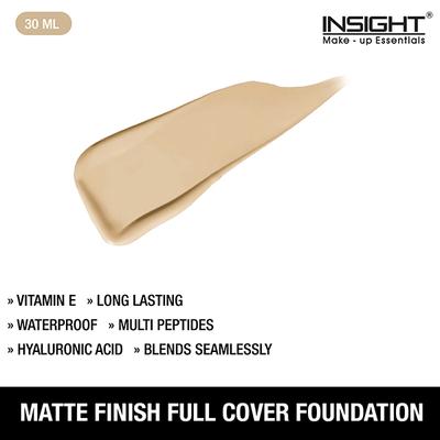 Insight Cosmetics Matte Finish Full Cover Foundation - Ln13 30 ml - Foundation