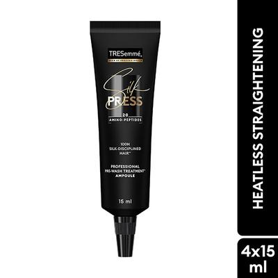 Tresemme Silk Press Pre-Wash Treatment Ampoules 4's - Hair Treatment