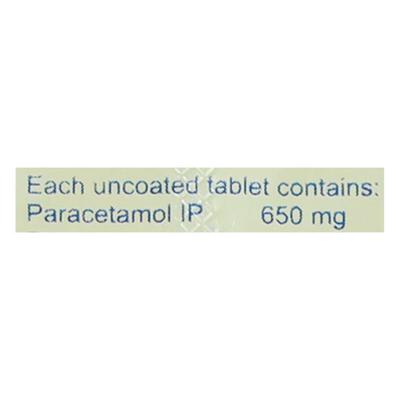 Pacimol 650mg Tablet 15'S - Fever-Ana