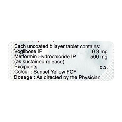 Vogligress M 0.3mg Tablet 10'S - Diabetes-Ant