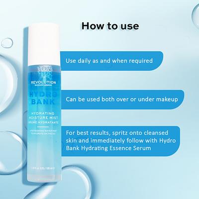 Revolution Skincare Hydro Bank Hydrating Moisture Mist 100 ml - Skin-Treatment
