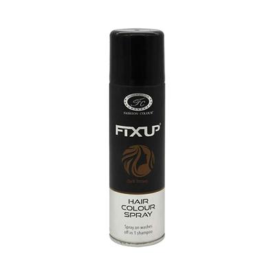 Fashion Colour Hair Colour Spray, Dark Brown 150 ml - Hair Sprays & Mists
