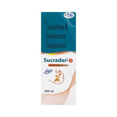 SUCRADER O Suspension 200ml - Ulcer/Reflux/Flatulence-Aaa