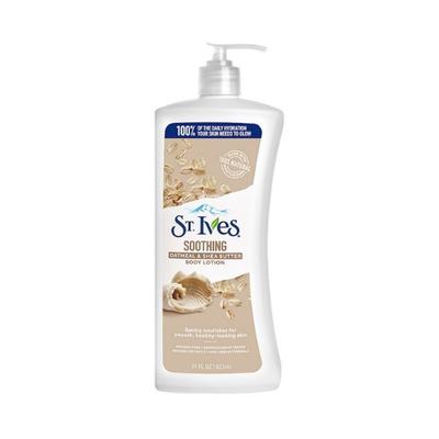 St. Ives Soothing Oatmeal & Shea Butter Body Lotion 100% Natural Moisturizers 621 ml - Lotions & Creams
