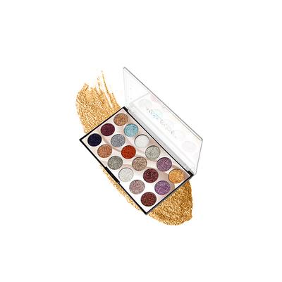 Miss Rose 18 Color Glitter Eyeshadow Palette 7001 - 83 M1 20 gm - Face Palettes