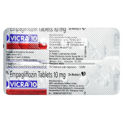VICRA 10 Tablet 10's - Diabetes-Ant