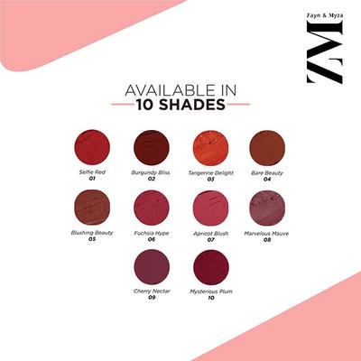 Zayn & Myza Transfer - Proof Power Matte Lipstick, Marvellous Mauve 3.2 gm - Lipsticks