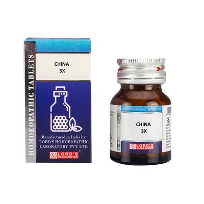 Lord's Trituration China 3X Tablet 25 gm - Triturations (Homeo Tablets)