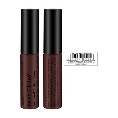 Miss Claire Soft Matte Lip Cream 54 6.5 Gm - Lipsticks