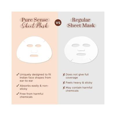 PureSense Anti Ageing Sheet Mask with Avocado and Kakadu Plum For Nourished and Radiant Skin 15 ml - Sheet Masks