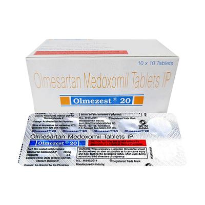 Olmezest 20mg Tablet 10'S - Hypertension-Ang