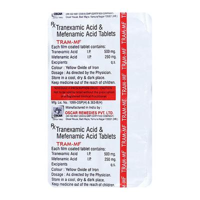 TRAM MF Tablet 10's - Bleeding Disorders-Hae