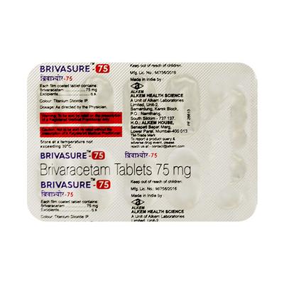 BRIVASURE 75 Tablet 10's - Epilepsy/Convulsion-Ant