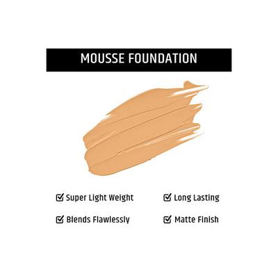 Insight Cosmetics Mousse Foundation - 02 Soft Honey 30gm - Foundation