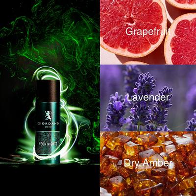 Giordano Neon Nights Deodorant Spray 200 ml - Men Deodorants/Roll-Ons