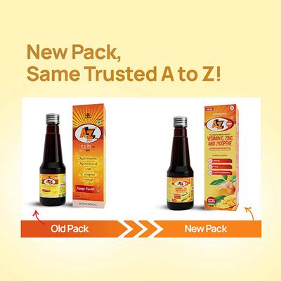 A TO Z NS MANGO FLAVOUR Syrup 200ml - Multi-Vitamins