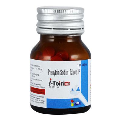 I TOIN 100 Tablet 100's - Epilepsy/Convulsion-Ant