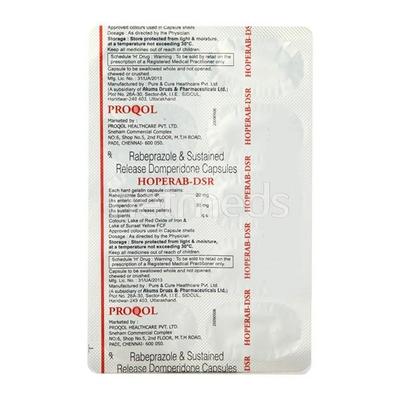 Hoperab DSR Capsule 10'S - Ulcer/Reflux/Flatulence-Aaa