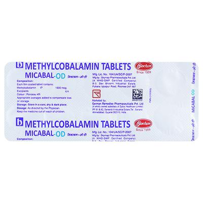MICABAL OD Tablet 10's - Supplements-Vam