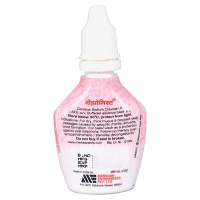 NASOMIST Saline NASAL SPRAY 20ml - Nasal Congestion-Nas