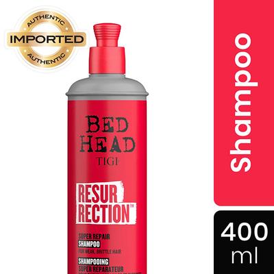 TIGI Bed Head Resurrection Super Repair Shampoo for Weak and Brittle Hair 400 ml - Shampoos