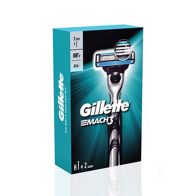Gillette Mach3 Razor Pack - (1 Handle + 2 Cartridges 1 Razor Pack Comprising) 1's - Razors & Cartridges