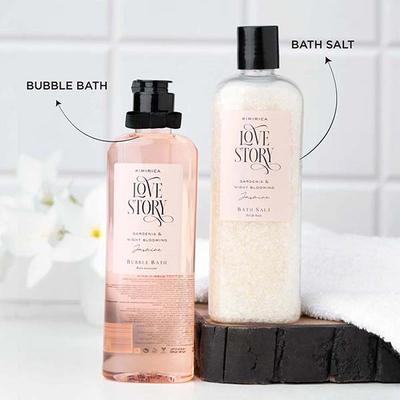 Kimirica Love Story Bath Salt & Bubble Bath Moisturizing & Relaxing Bath Care Duo 580gm - Others
